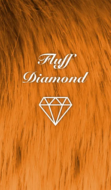 [LINE着せ替え] Fluff Diamond- Orangeの画像1