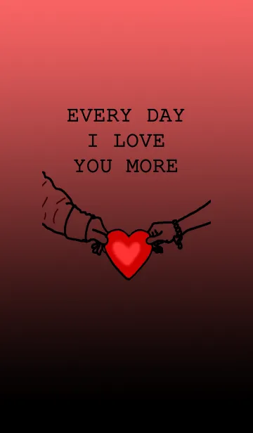 [LINE着せ替え] Every Day I Love You Moreの画像1