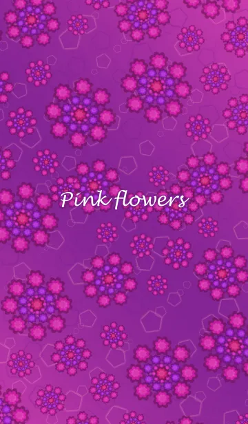 [LINE着せ替え] Pink flowers ！の画像1