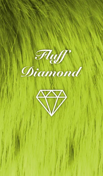 [LINE着せ替え] Fluff Diamond- Greenの画像1