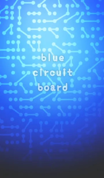 [LINE着せ替え] blue circuit boardの画像1