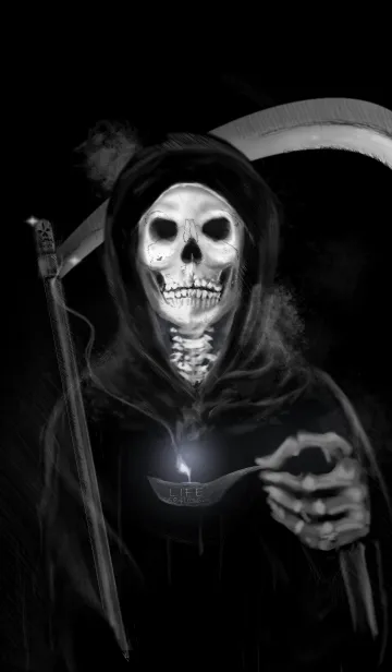 [LINE着せ替え] Grim Reaper Blackの画像1