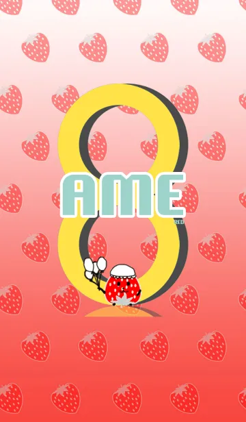 [LINE着せ替え] AME8 REDの画像1