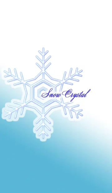 [LINE着せ替え] SNOW CRYSTAL-season series-winterの画像1