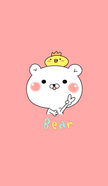 [LINE着せ替え] 白熊熊の画像1