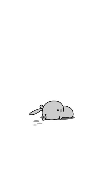 rabbit staring-10の着せ替えメイン画像