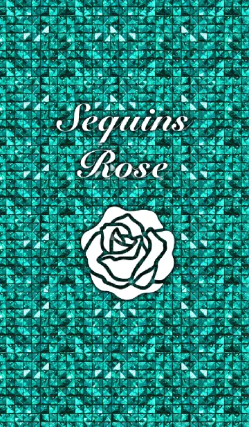 [LINE着せ替え] Sequins Rose-Green Lakeの画像1