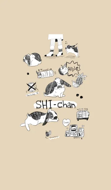 [LINE着せ替え] ロップのしーちゃんの画像1