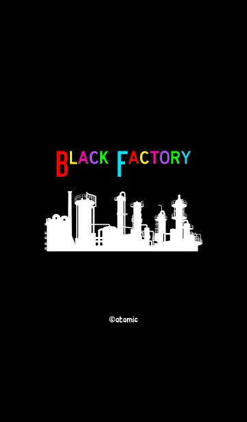 [LINE着せ替え] ブラック工場の画像1