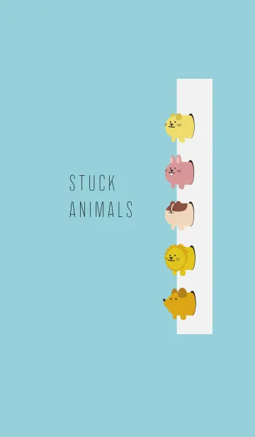 [LINE着せ替え] Stuck Animals -刺さった動物の着せ替え-の画像1
