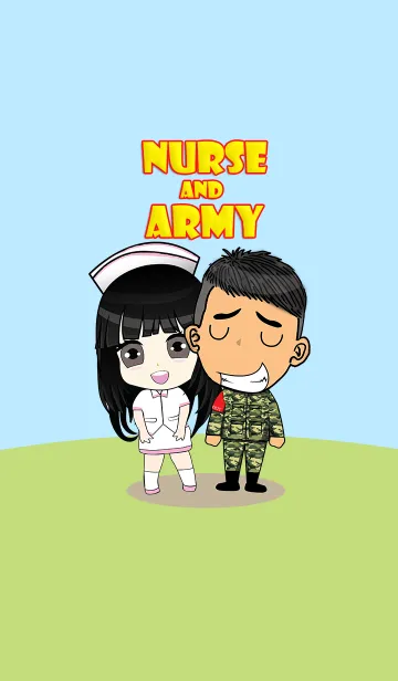 [LINE着せ替え] Nurse and Armyの画像1