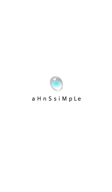 [LINE着せ替え] ahns simple_002_sky blueの画像1