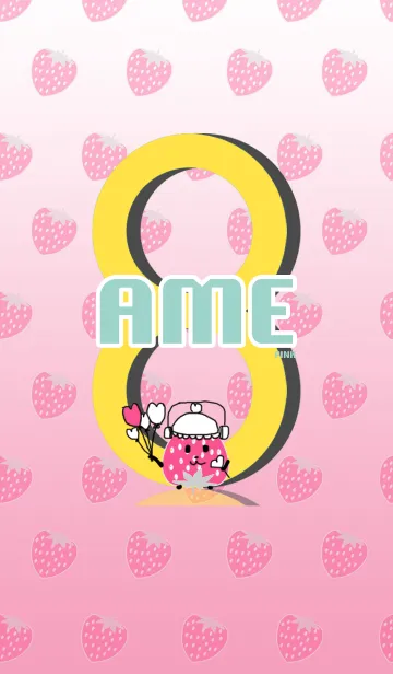 [LINE着せ替え] AME8 PINKの画像1