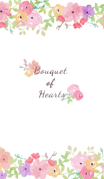 [LINE着せ替え] Bouquet of heartsの画像1