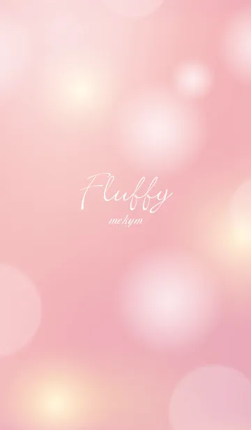 Fluffy Pink＆White.のLINE着せ替え