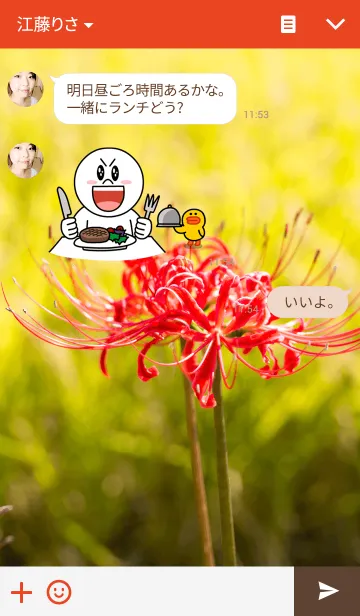 [LINE着せ替え] 紅い彼岸花の画像3