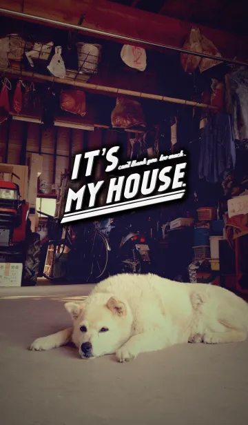 [LINE着せ替え] IT'S MY HOUSE.の画像1