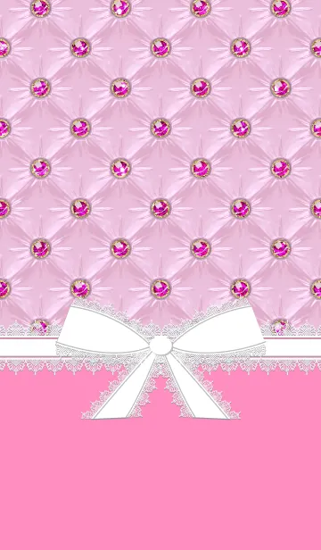 [LINE着せ替え] Pink quiltedの画像1