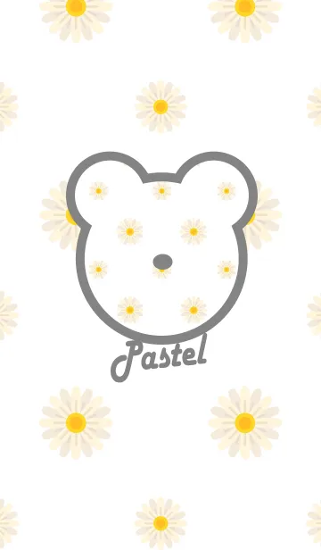 [LINE着せ替え] Pastal daisy (V.2)の画像1