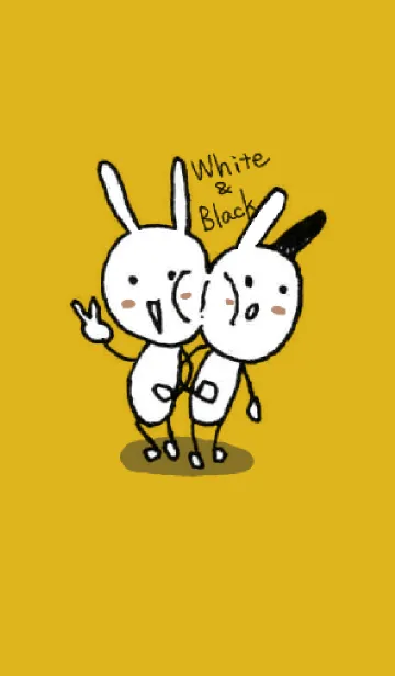 しろ＆くろのLINE着せ替え