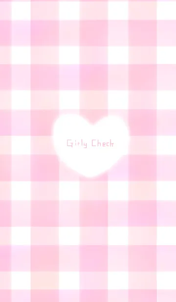 [LINE着せ替え] Girly Checkの画像1