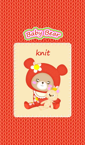 [LINE着せ替え] Baby Bear " knit "の画像1