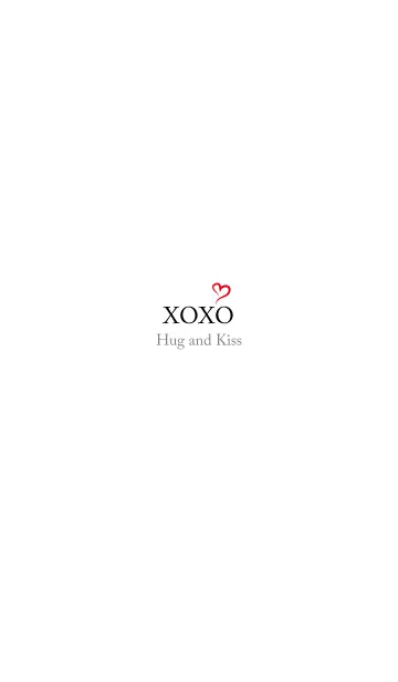 [LINE着せ替え] XOXO. (Hug and Kiss)の画像1