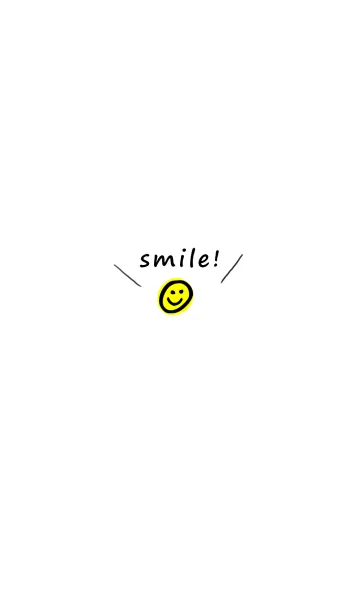 [LINE着せ替え] simple happy smile ！の画像1
