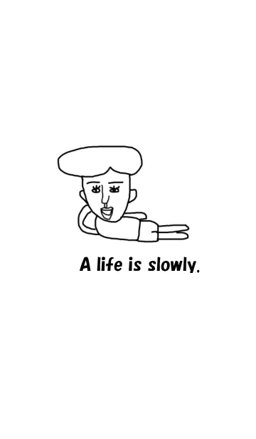[LINE着せ替え] a life is slowlyの画像1