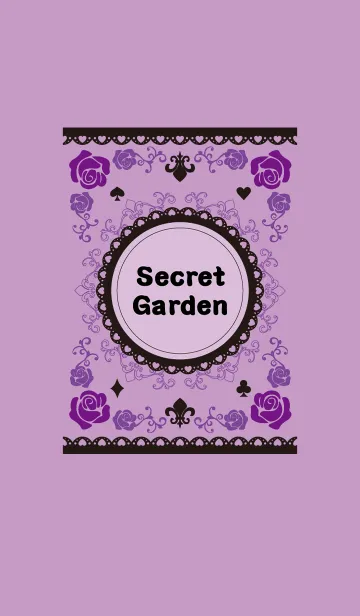 Secret Garden-purpleの着せ替えメイン画像