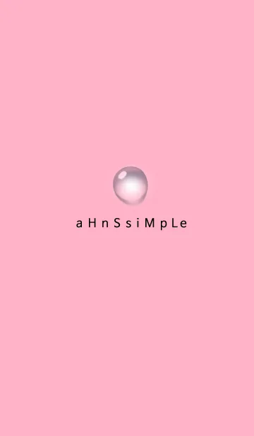 [LINE着せ替え] ahns simple_001_pinkの画像1