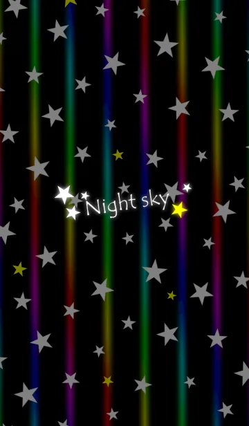 [LINE着せ替え] Night sky -Shining stars-の画像1
