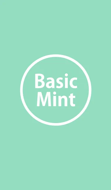[LINE着せ替え] Basic Mintの画像1