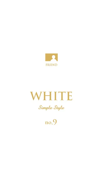 シンプルで高級 〜ホワイト〜 no.9の着せ替えメイン画像