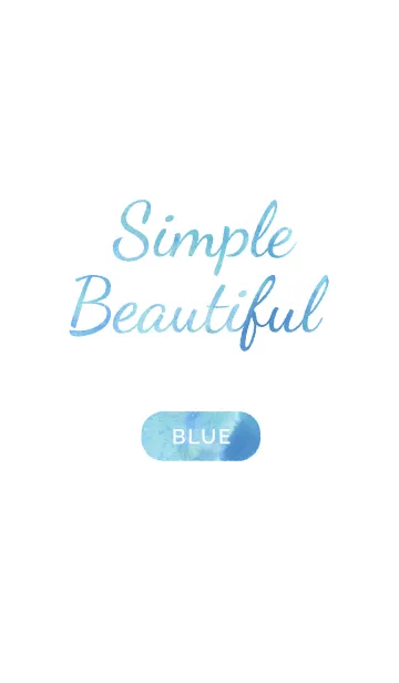 [LINE着せ替え] Simple Beautiful. BLUEの画像1