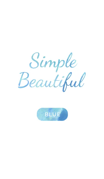 Simple Beautiful. BLUEの着せ替えメイン画像