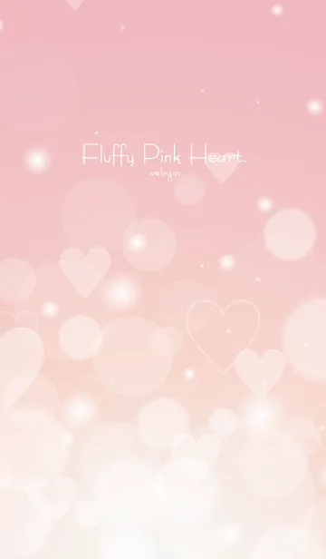 [LINE着せ替え] Fluffy Pink Heart.の画像1