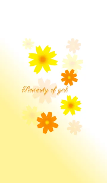 [LINE着せ替え] Sincerity of girlの画像1