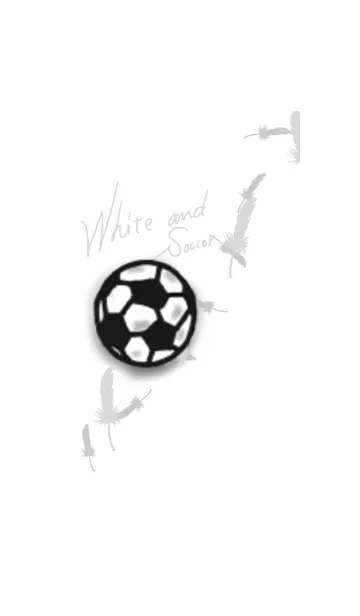 [LINE着せ替え] White and Soccerの画像1