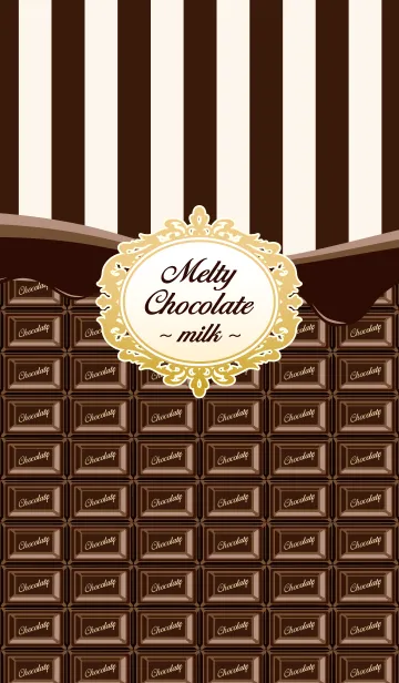[LINE着せ替え] Melty chocolate ~milk~の画像1