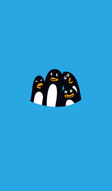 [LINE着せ替え] lovely penguinsの画像1