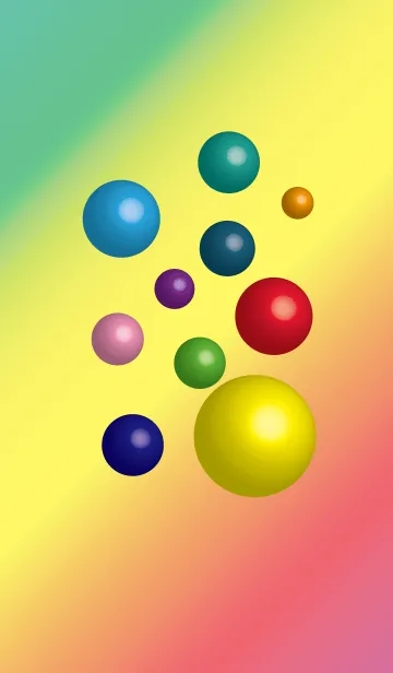 [LINE着せ替え] Colorful sphereの画像1