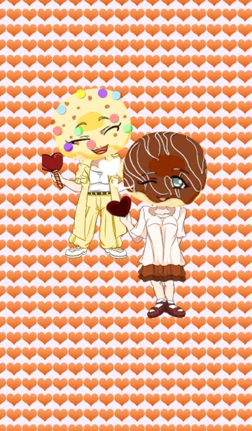 ドーナッツホワイトデーチョコ＆イエローの着せ替えメイン画像