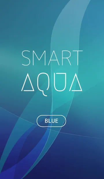 [LINE着せ替え] スマートアクア ブルーの画像1