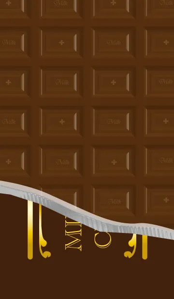 [LINE着せ替え] 板チョコレートの着せ替え(UD ver.)の画像1