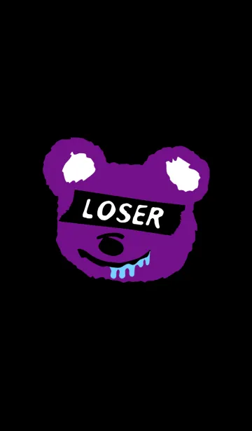 [LINE着せ替え] BEAR Black styleの画像1