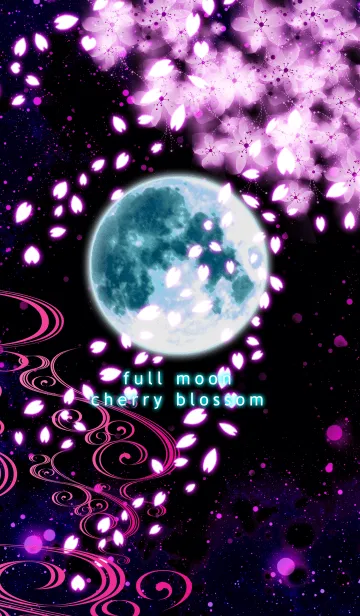 full moon cherry blossomの着せ替えメイン画像