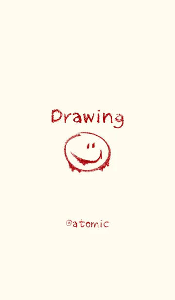 お絵描き <スモーキーピンク>の着せ替えメイン画像