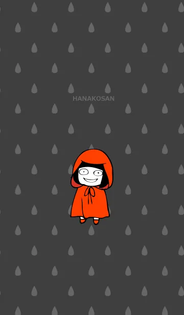 [LINE着せ替え] はなこさん ブラックの画像1