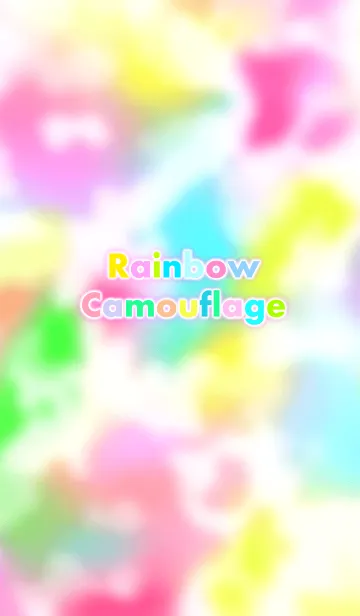 [LINE着せ替え] カラフル カモフラージュの画像1